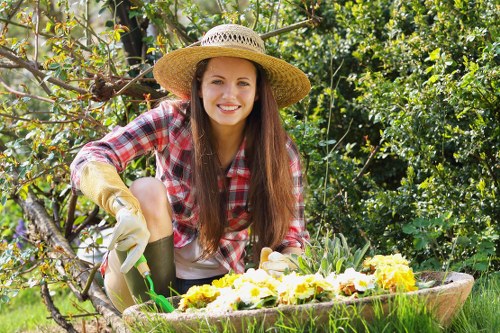 Local transfer station handling green waste and reusable garden materials